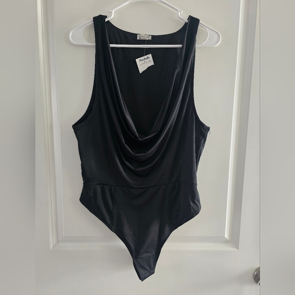 Free People Tops - Free People Black Sleeveless Bodysuit